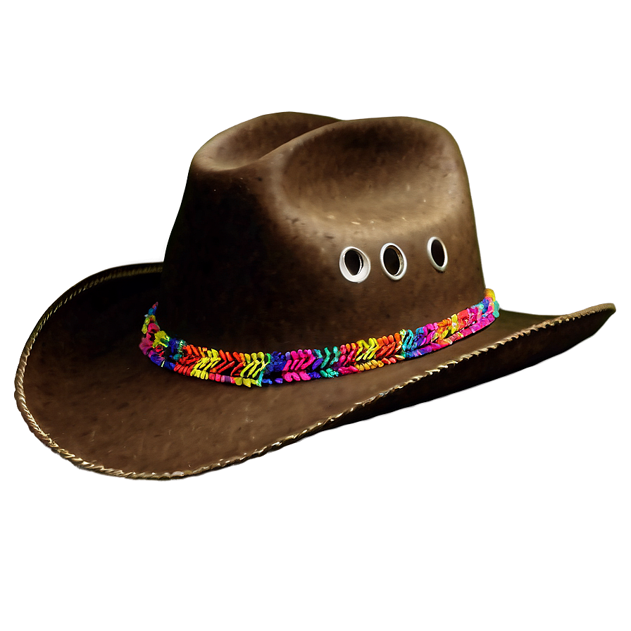 Rainbow Cowgirl Hat Png 49