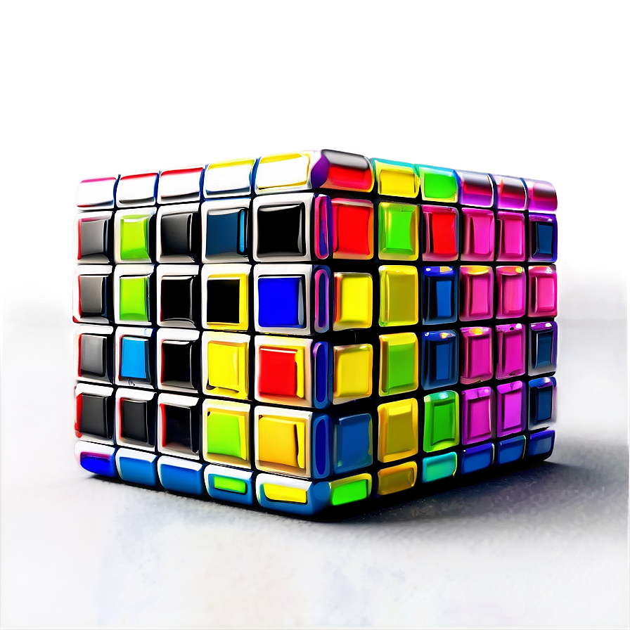 Rainbow Cube Png 05242024