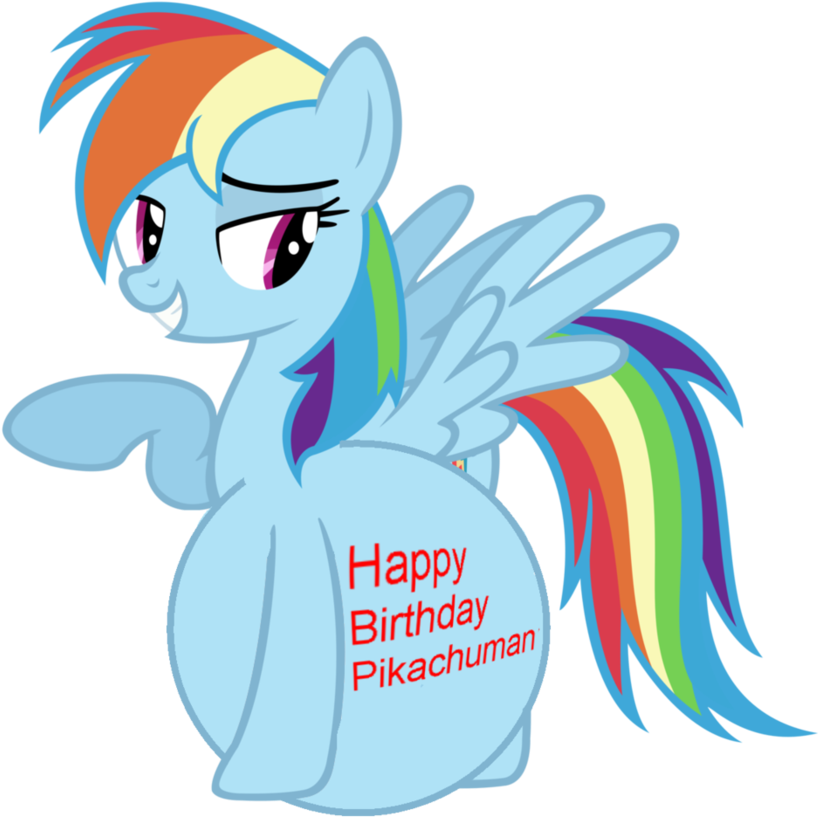 Rainbow Dash Birthday Greeting