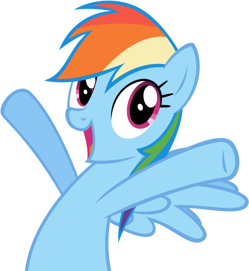 Rainbow Dash Pose_ My Little Pony