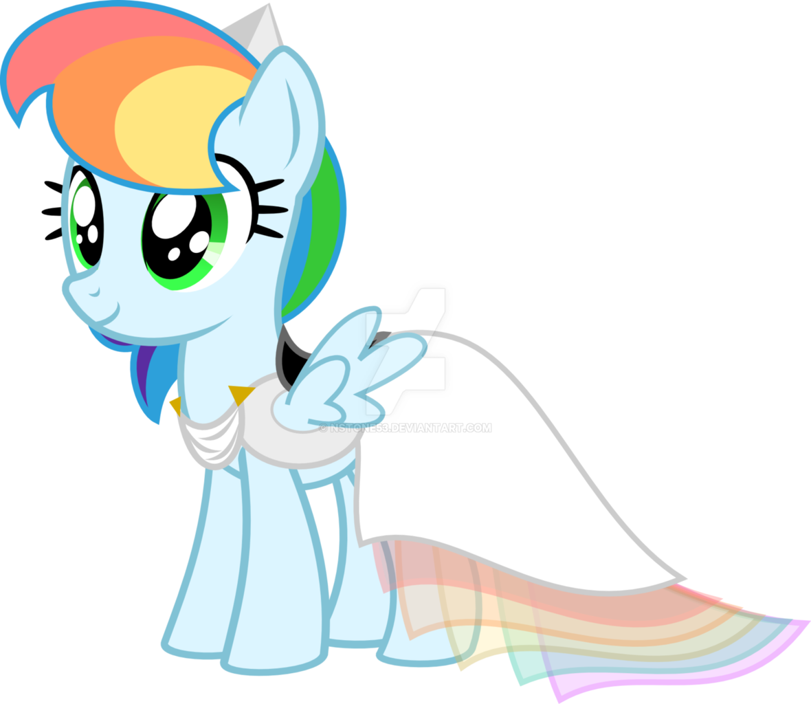 Nstone53, Clothes, Daughter Of Discord, Dress, Female, - Mlp Daughter Of Discord Rainbow Dash PNG with transparent background