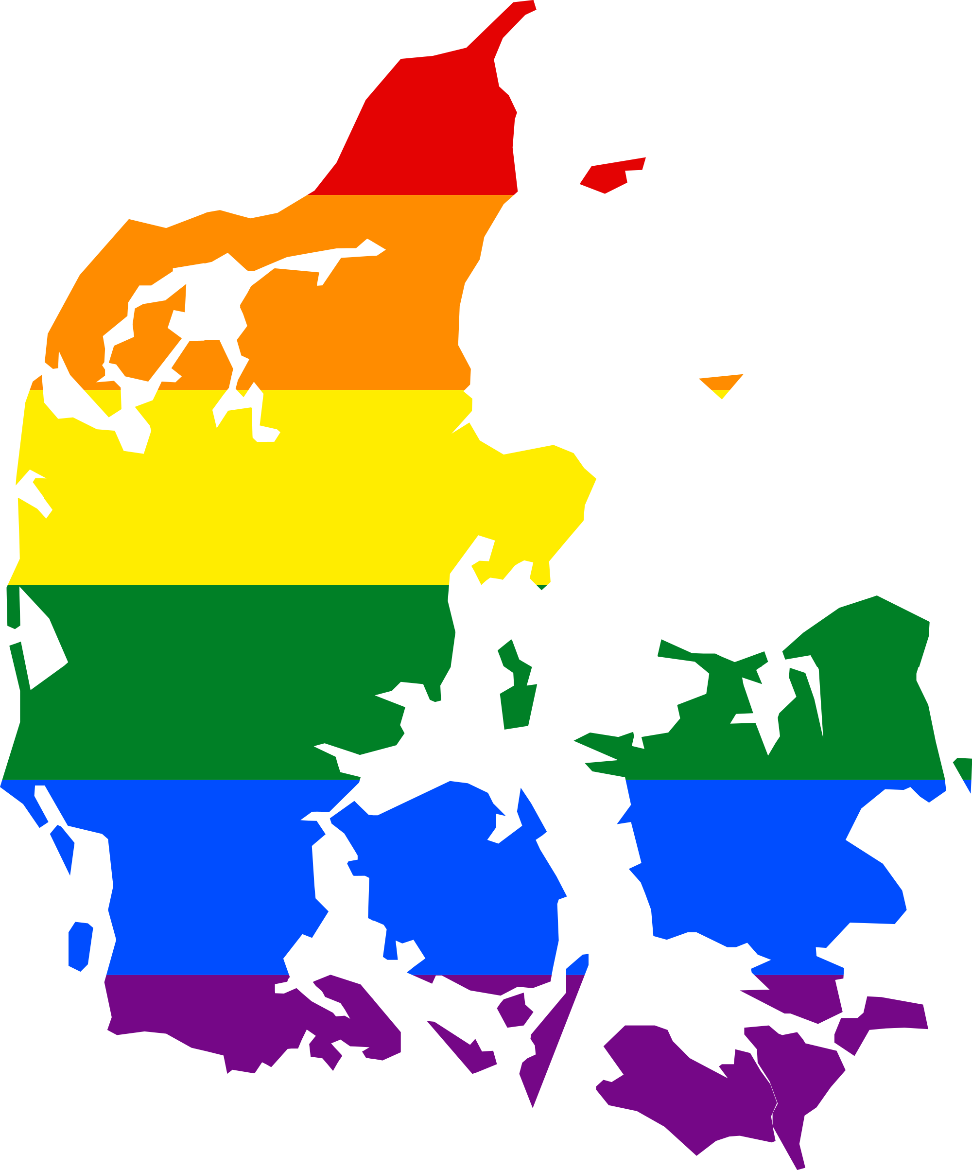 Rainbow Denmark, HD Png Download PNG with transparent background