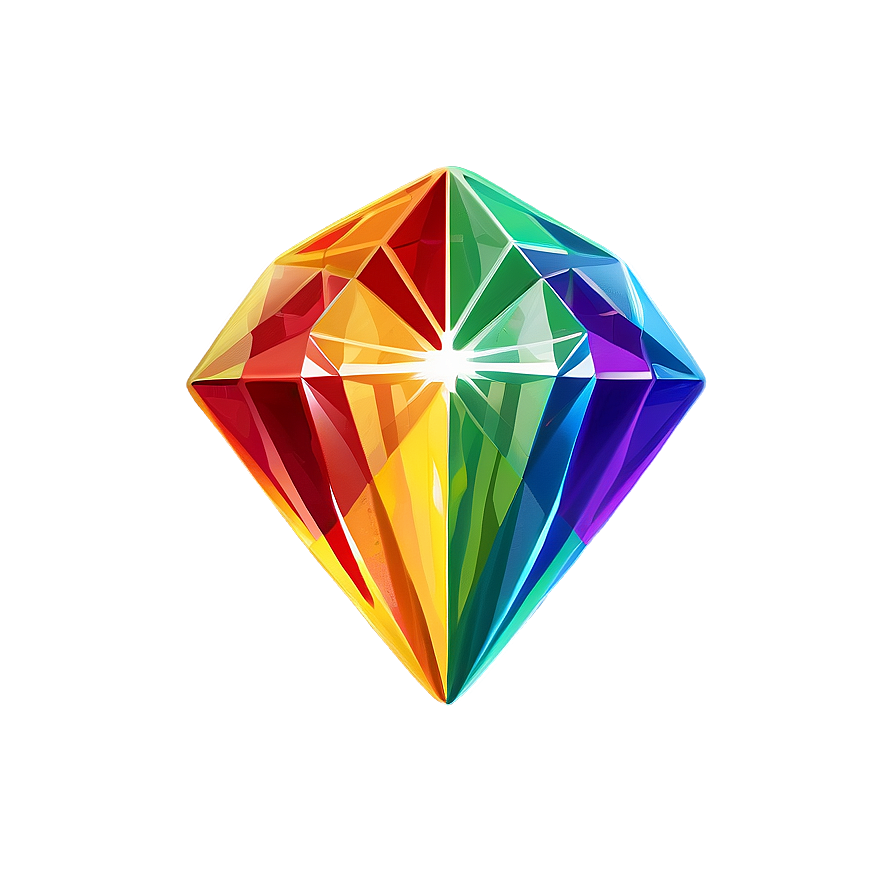 Rainbow Diamond Shine Png 04292024