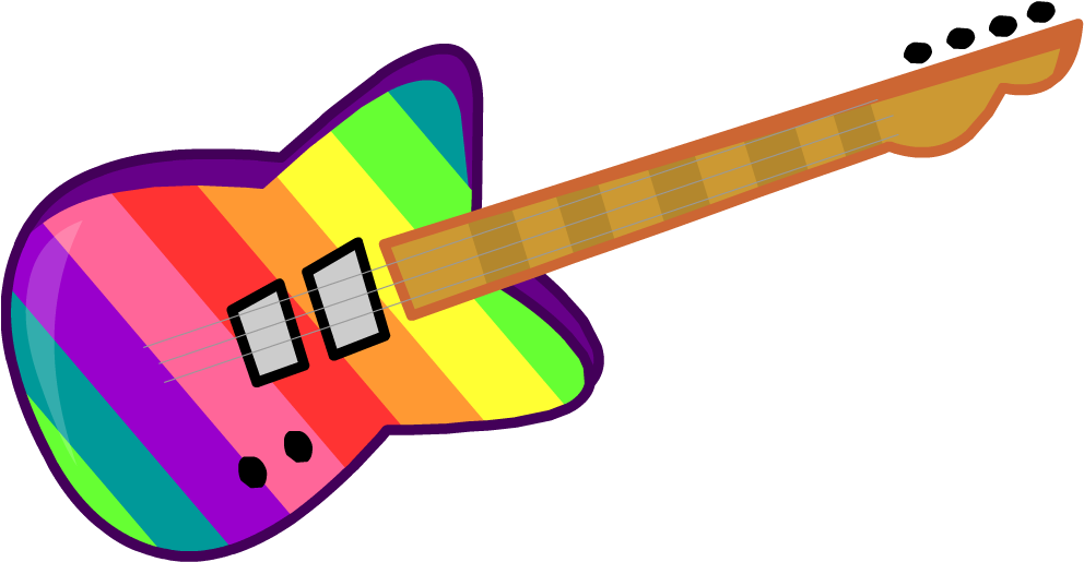 Guitarra Arcoiris Png , Png Download - Guitarra Arcoiris, Transparent Png PNG with transparent background
