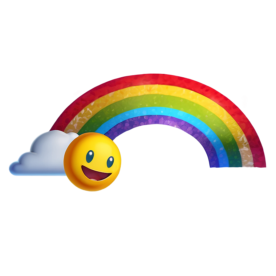 Rainbow Emoji Png Jyj