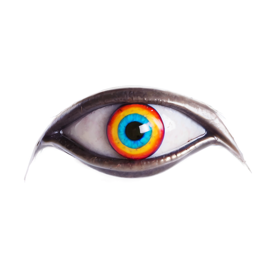 Rainbow Evil Eye Png Mut