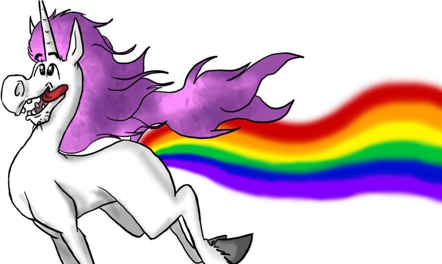 Unicorn Rainbow Fart Unicorn Horn Flying Unicorn Simulator - Unicorn Fart Png, Transparent Png PNG with transparent background