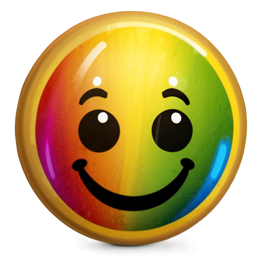 Rainbow Gleam Emoji Png 06272024