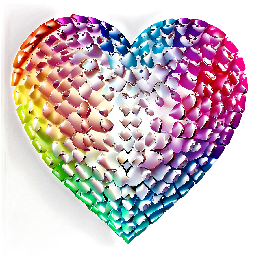 Rainbow Heart Background Png Tnw