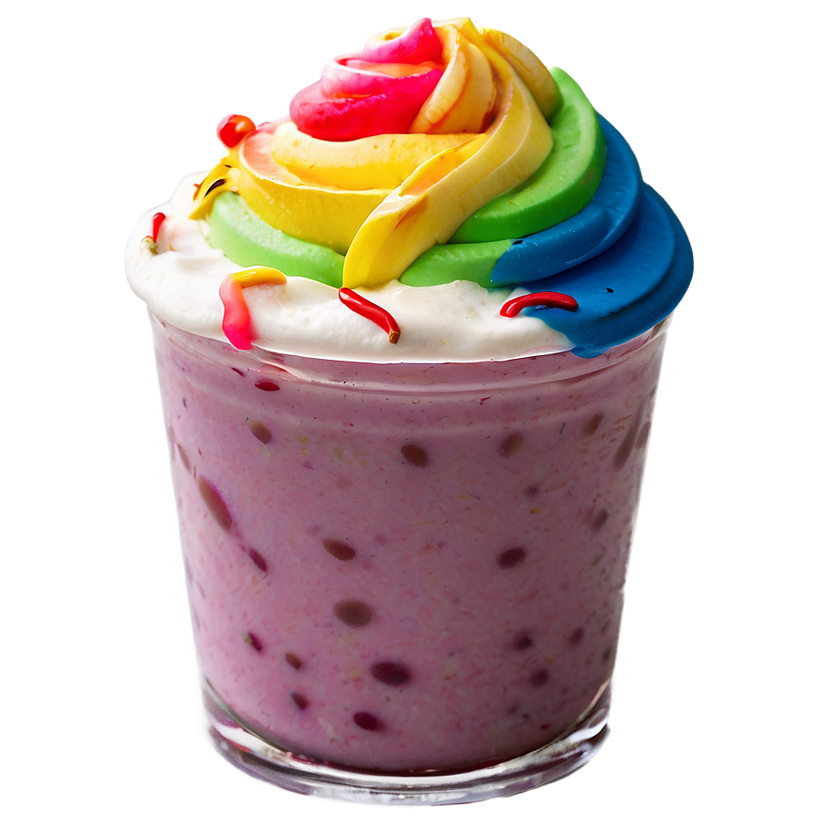 Rainbow Milkshake Png Eab4