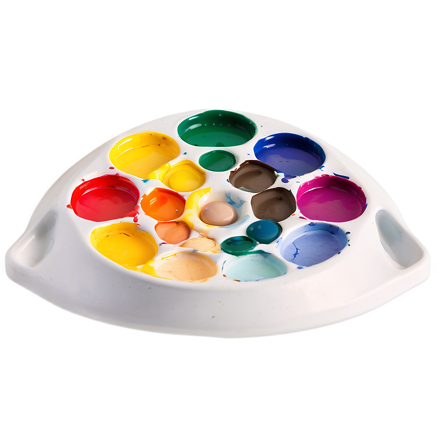 Rainbow Paint Palette Png Drm92