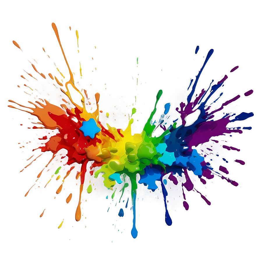 Rainbow Paint Splatter Png Jsr68