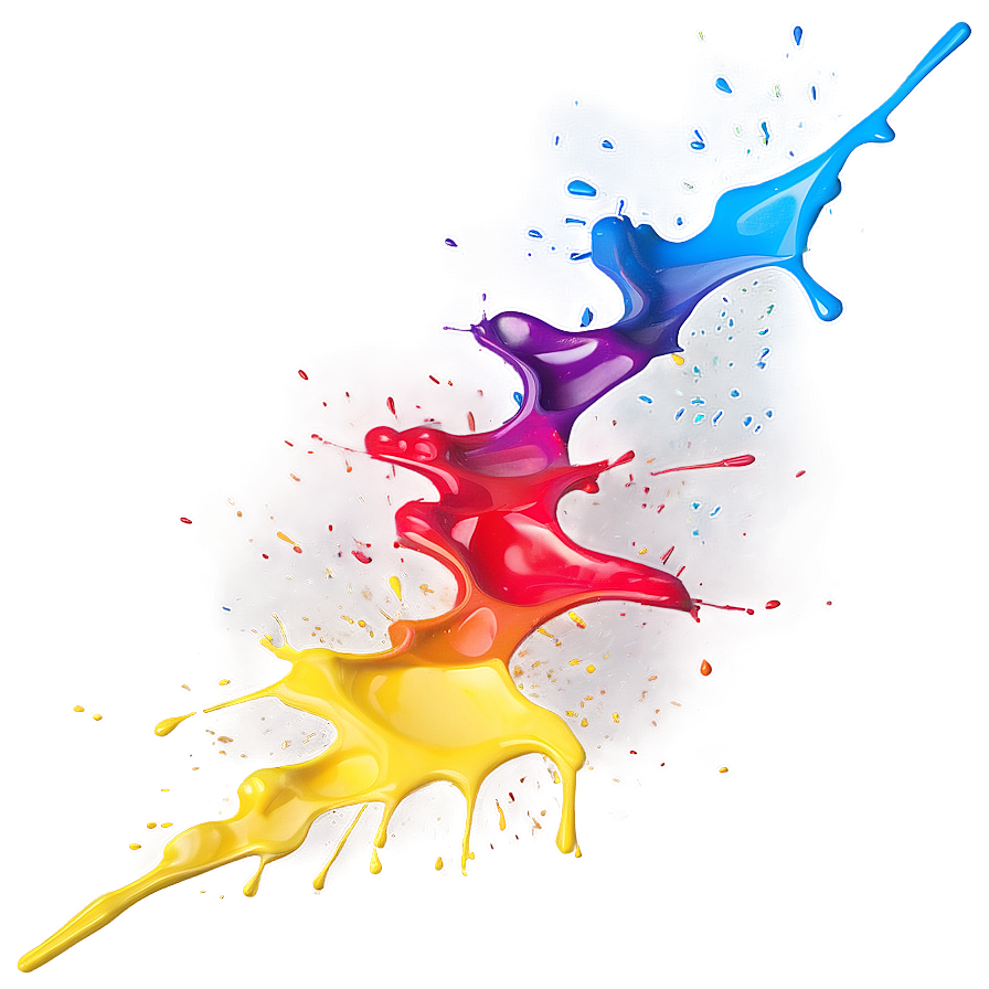 Rainbow Paint Splatter Png Nuw61