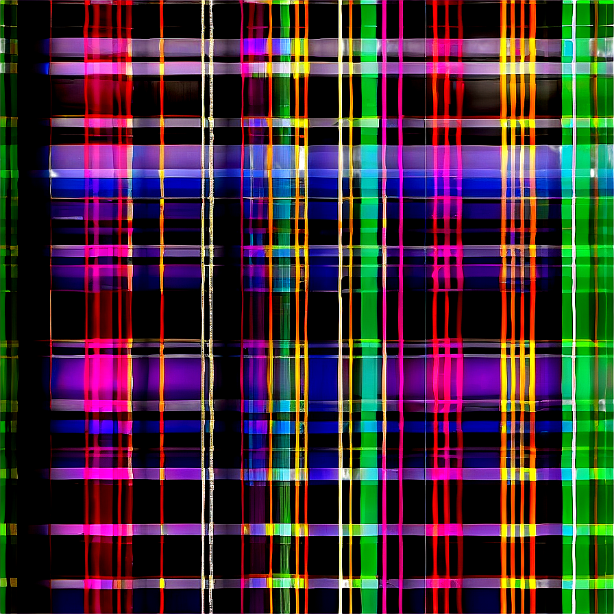 Rainbow Plaid Pattern Png 6