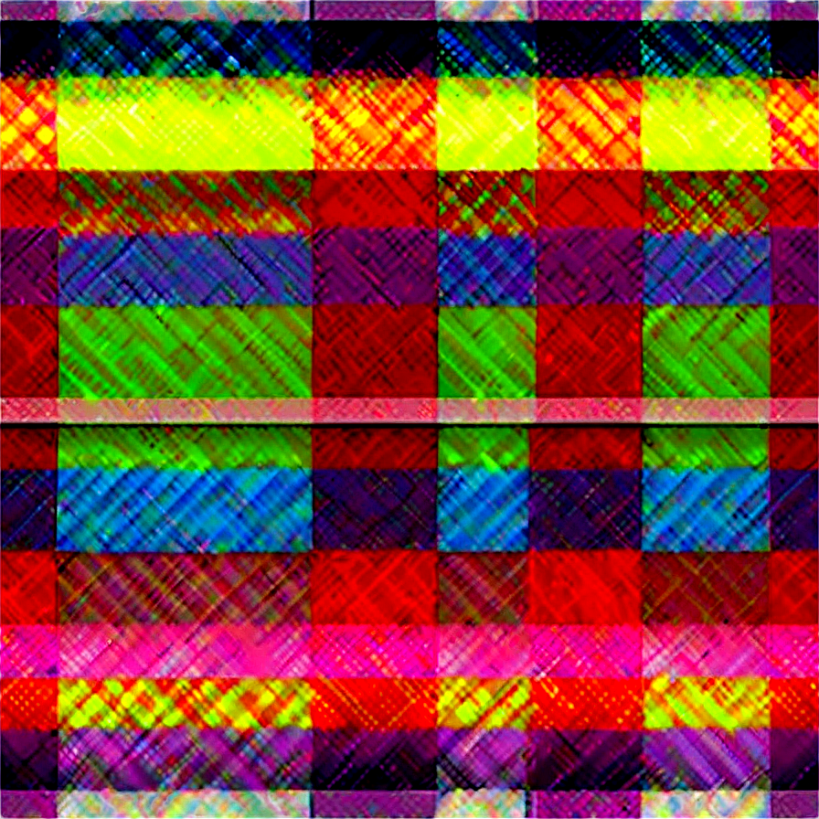 Rainbow Plaid Pattern PNG wqj69 PNG with transparent background
