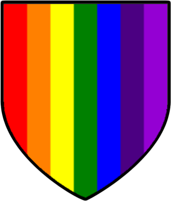 Rainbow Shield Graphic