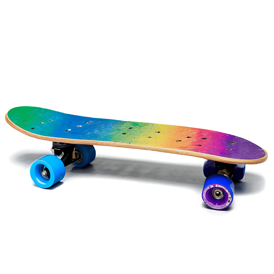 Rainbow Skateboard Deck Scene Png 57