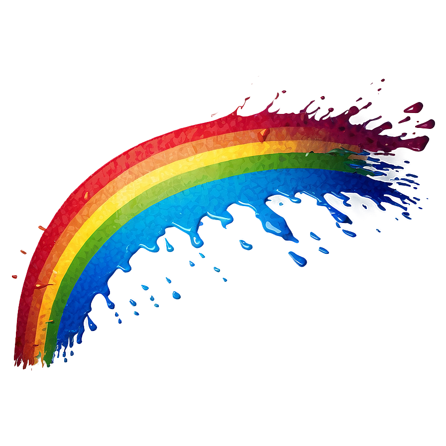 Rainbow Splash Effect Png Xkr73