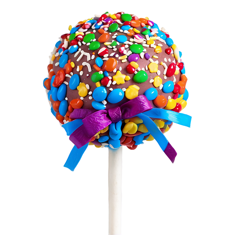 Rainbow Sprinkle Cake Pops Png 93