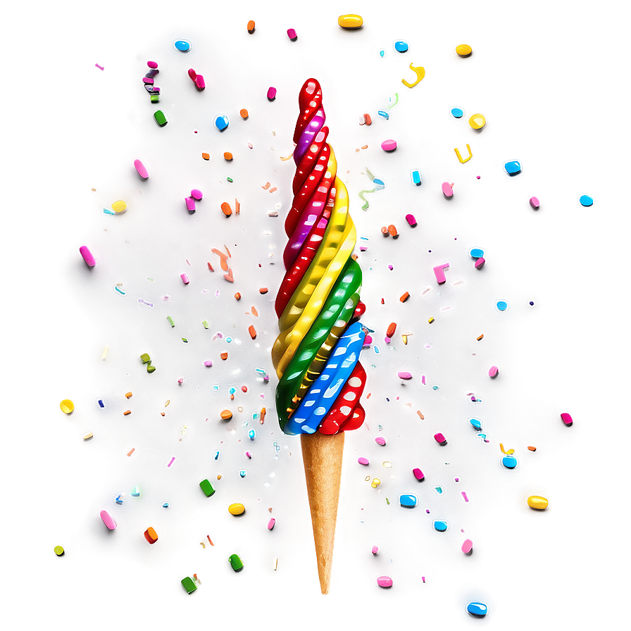 Rainbow Sprinkles PNG 05252024 PNG image with a transparent background, free high-resolution download