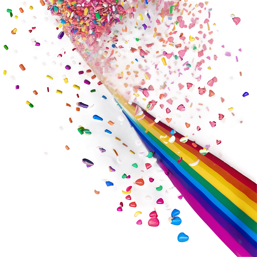 Rainbow Sprinkles PNG 65 PNG image with a transparent background, free high-resolution download