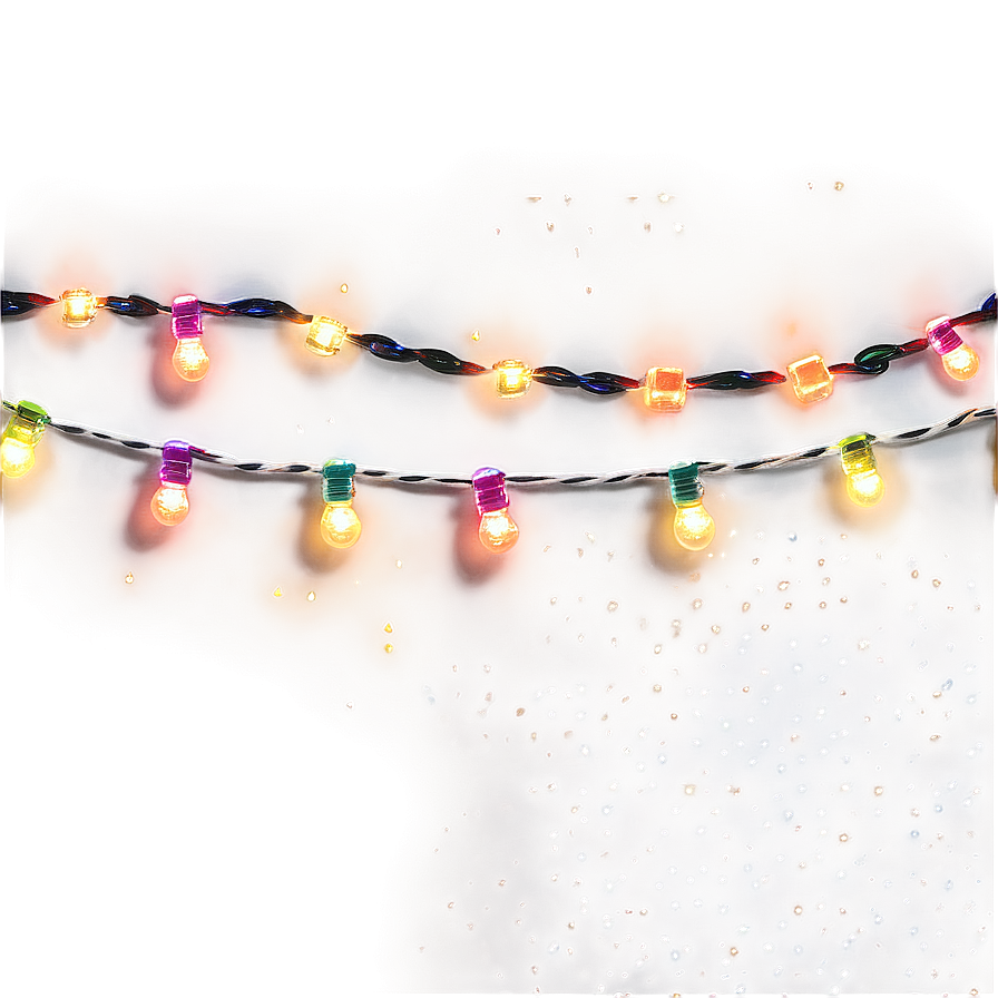 Rainbow String Lights Png Dvq90