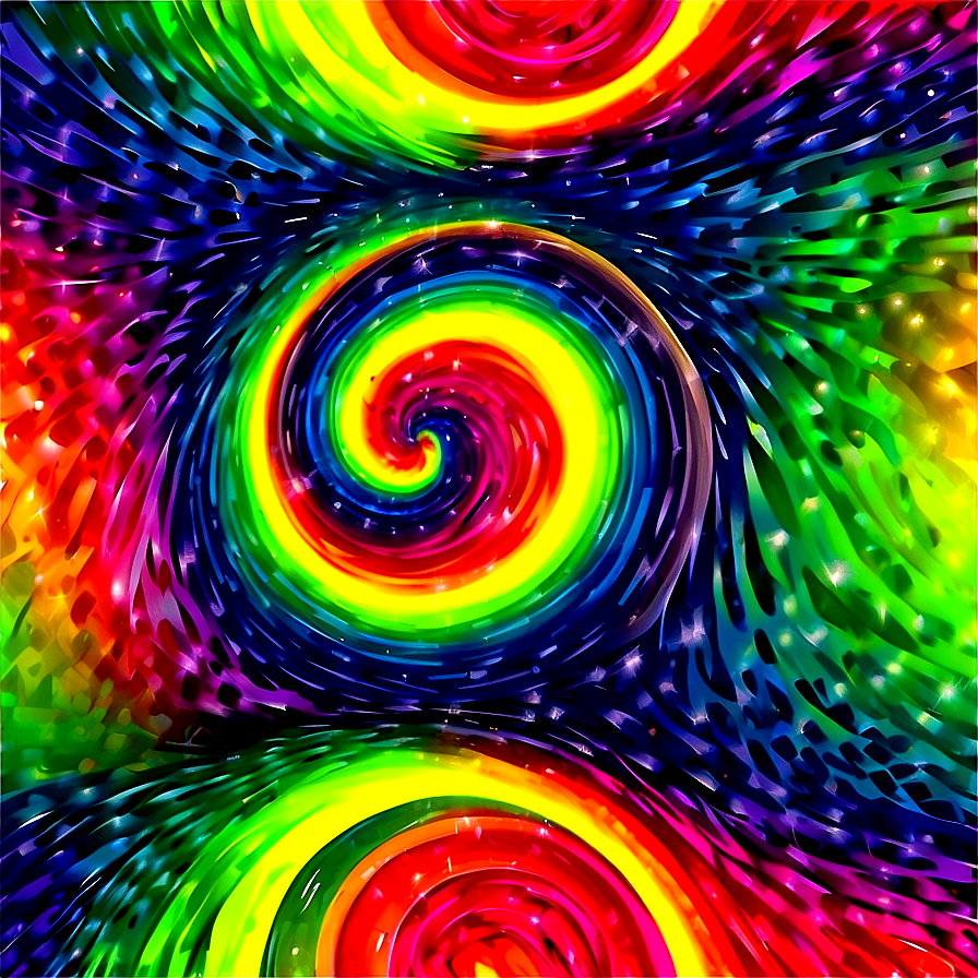 Rainbow Swirl Effect Png 04292024