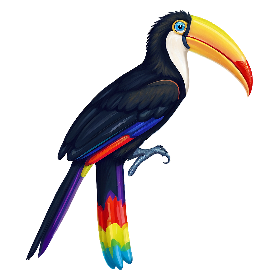 Rainbow Toucan Art Png 85