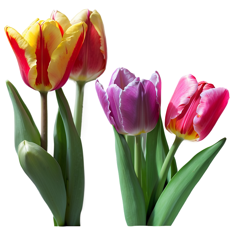 Rainbow Tulip Png Gef