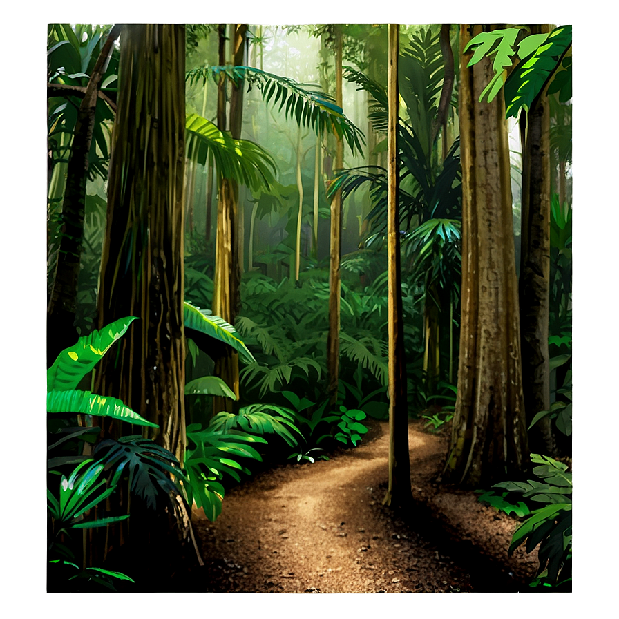 Rainforest Exploration Trail PNG wuj PNG with transparent background