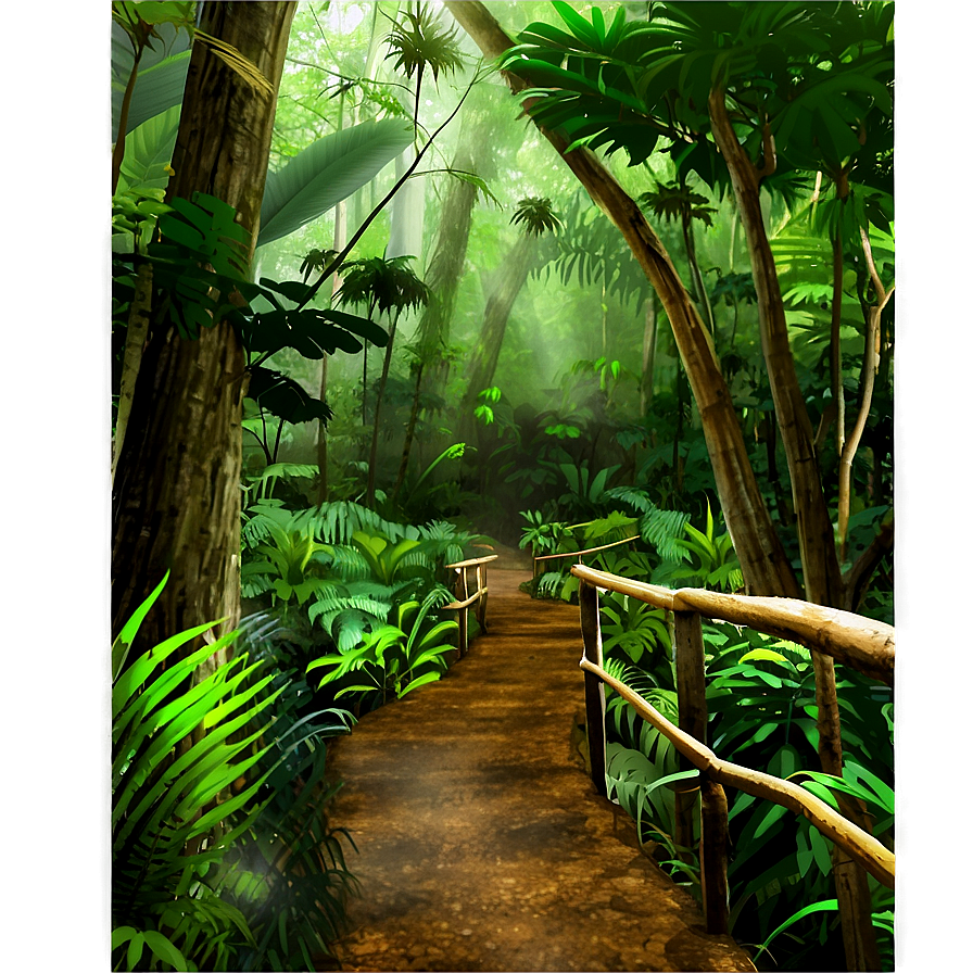 Rainforest Footpath Png 19