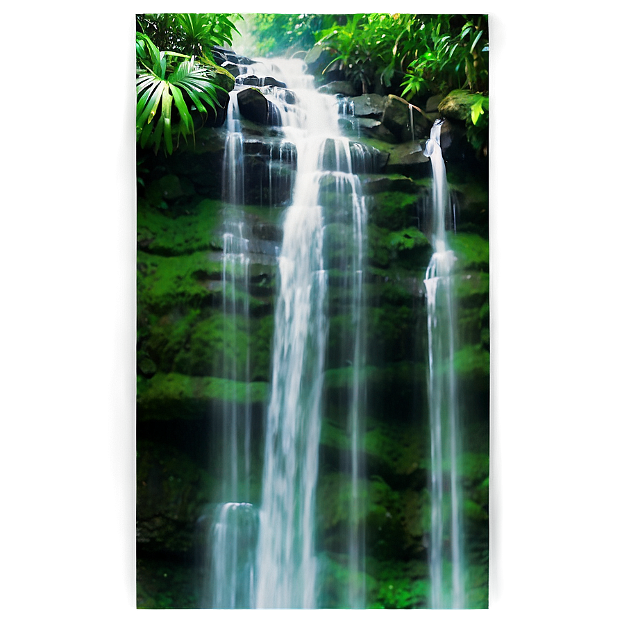 Rainforest Waterfall Png 06112024