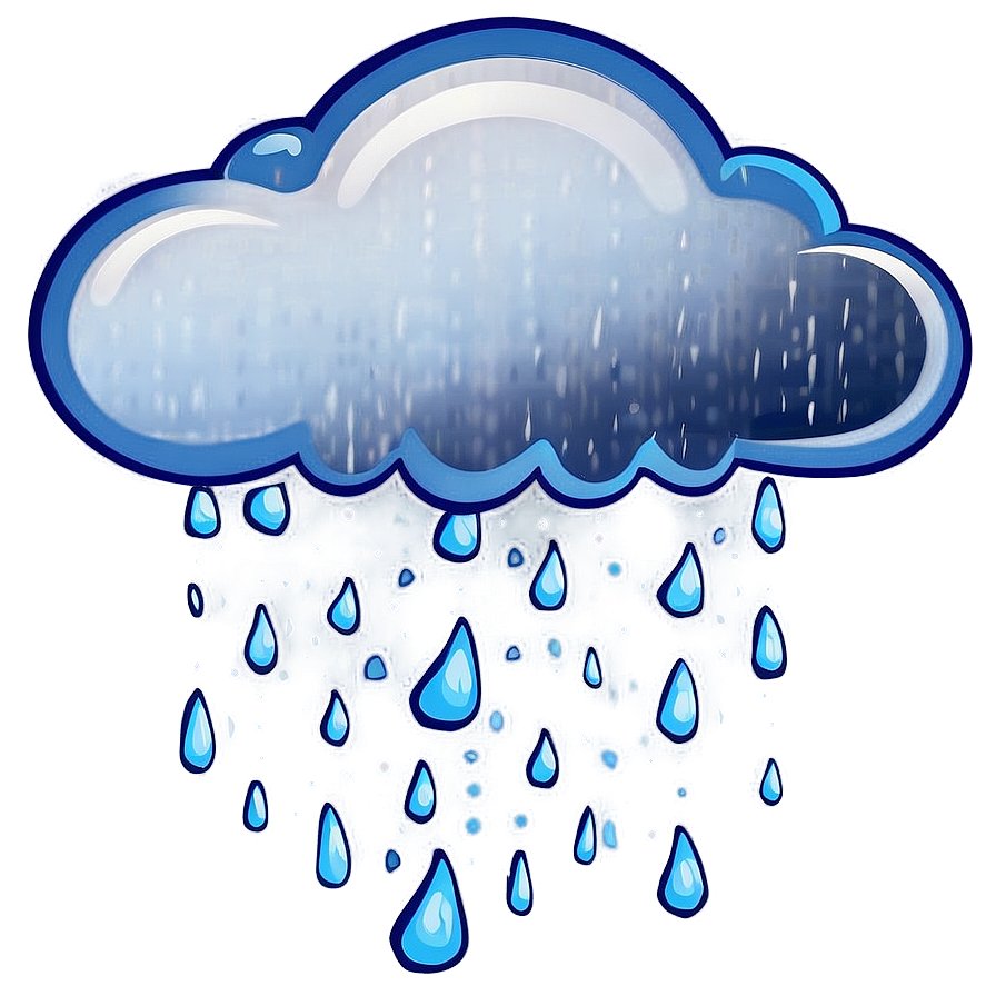 Rainy Cloud Cartoon Png Epj67