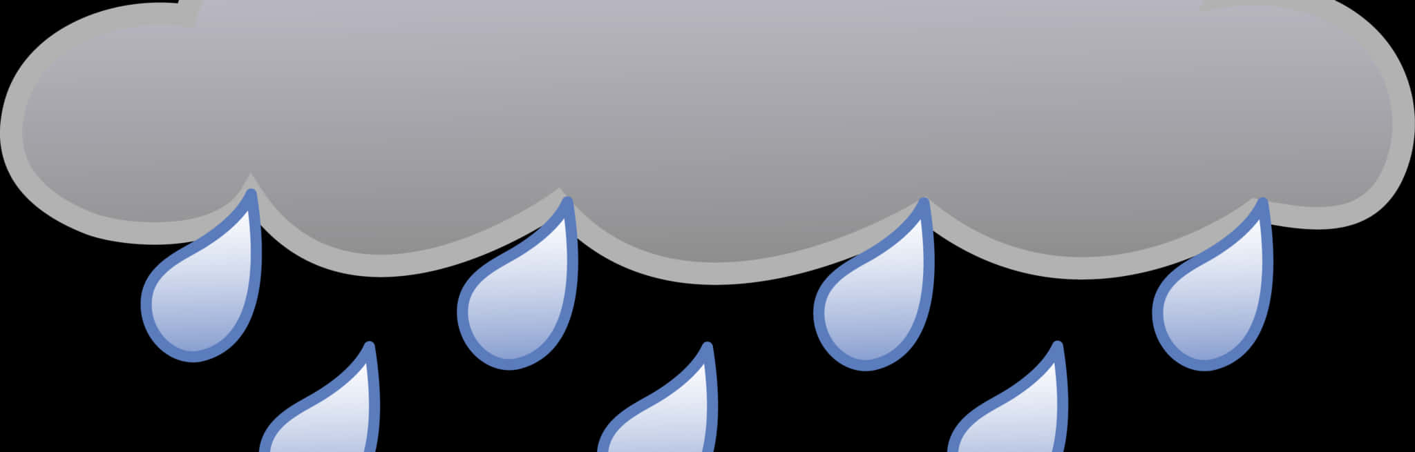 Rainy Weather Icon PNG with transparent background