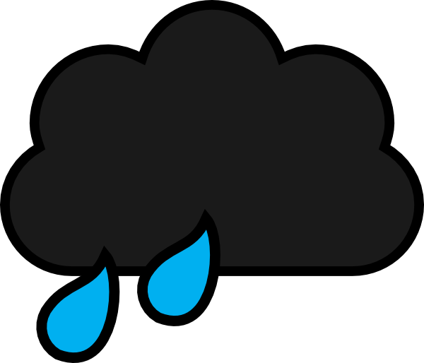 Black Rain Cloud Cartoon, HD Png Download PNG with transparent background