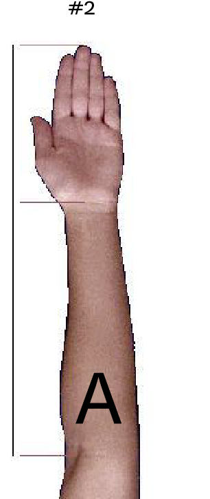 Raised Arm Tattoo Placement Example