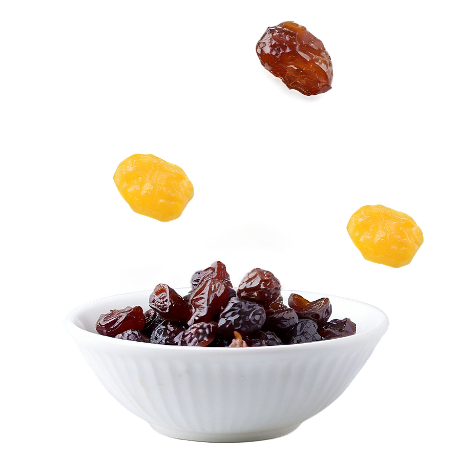 Raisins in Bowl PNG 06262024 PNG with transparent background