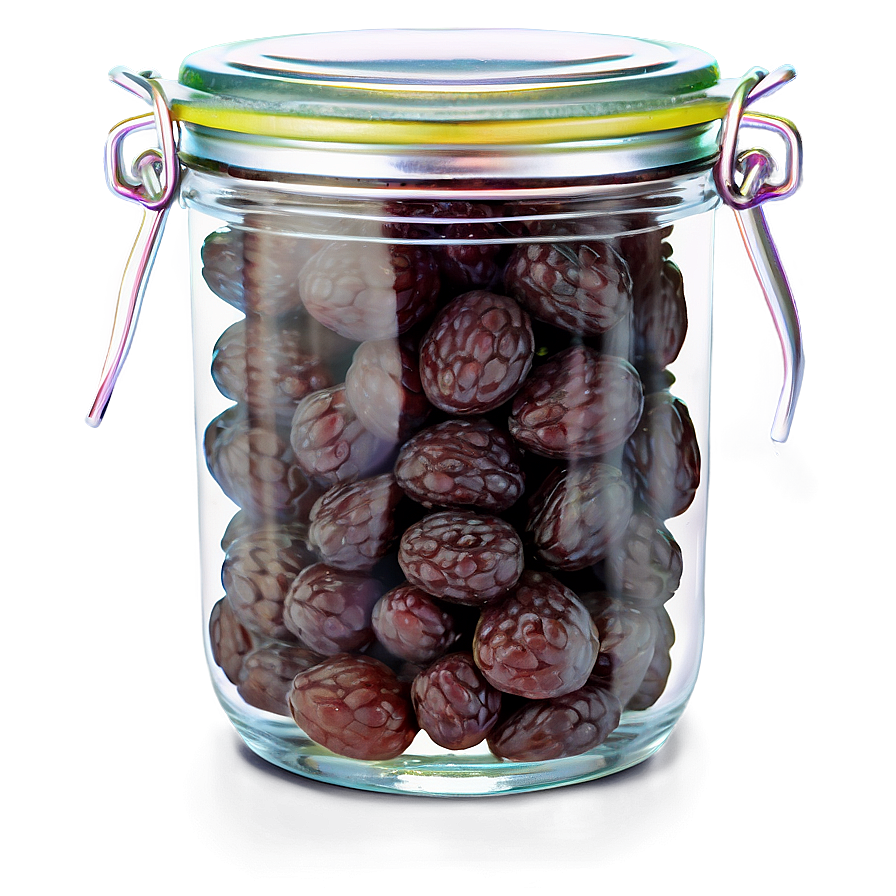 Raisins in Jar PNG 06262024 PNG with transparent background