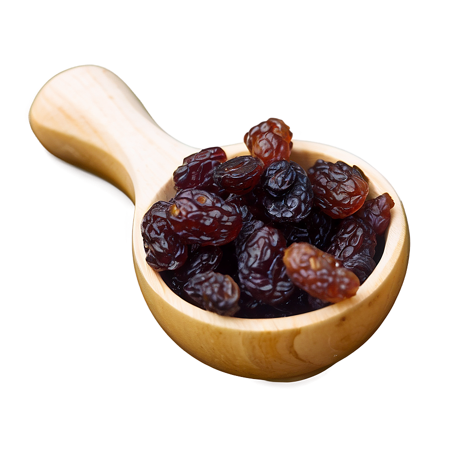 Raisins in Scoop PNG esi PNG with transparent background