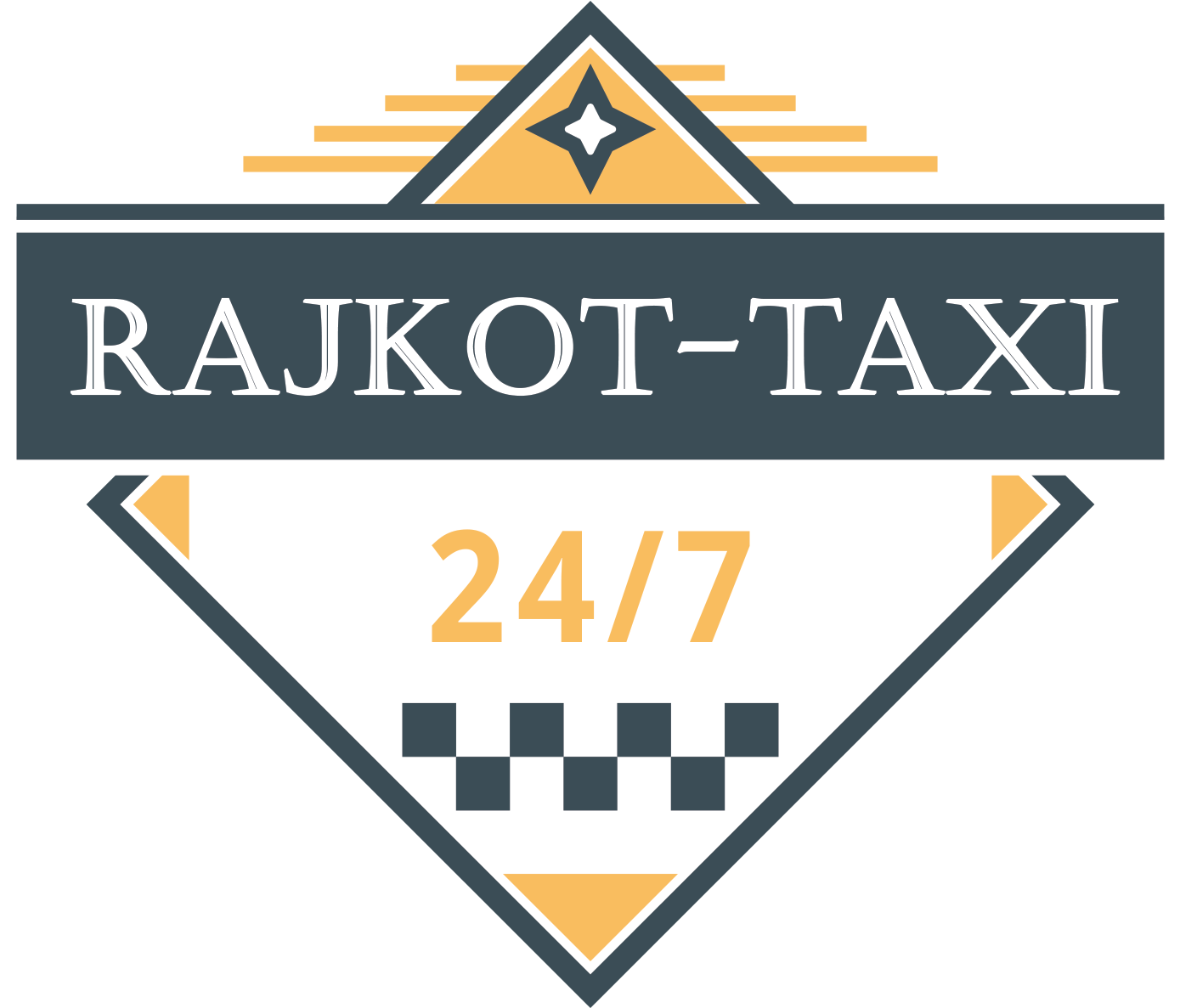 Rajkot Taxi Service Logo