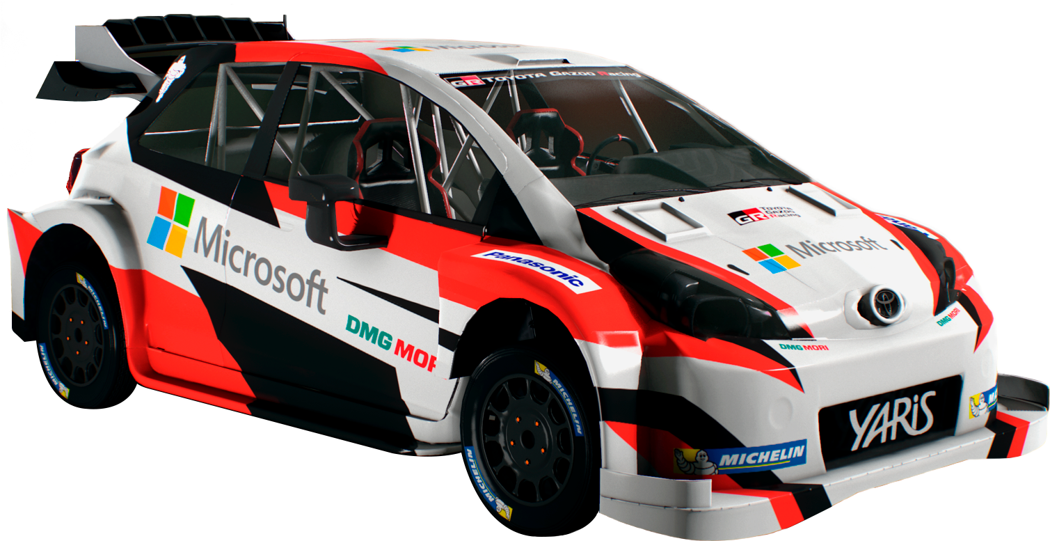 Rally Car_ Yaris_ Microsoft_ Sponsorship