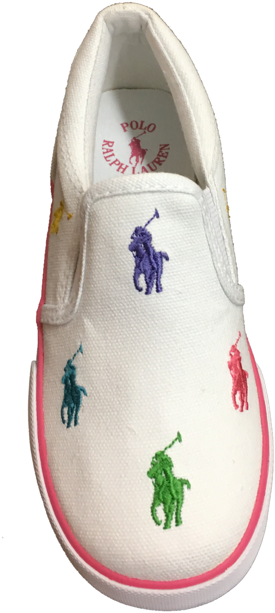 Ralph Lauren Multi Color Pony Sneaker