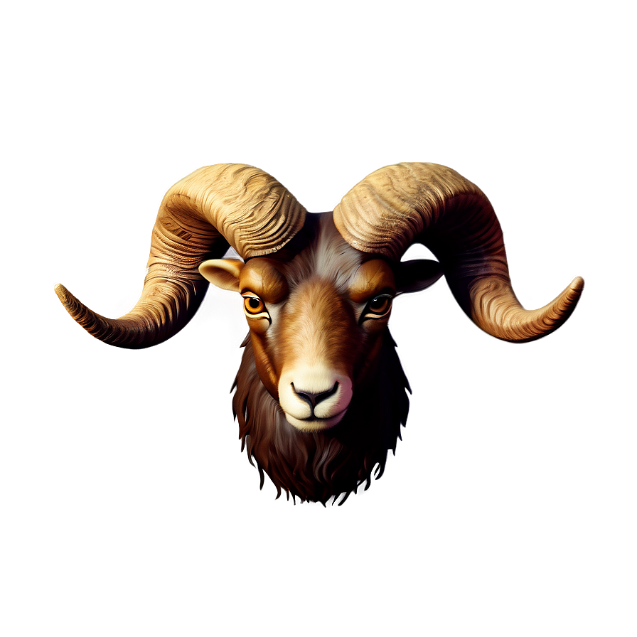 Ram Head As Zodiac Sign Aries Png Bee