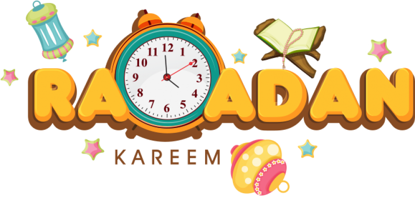 Ramadan Kareem Celebration Clock