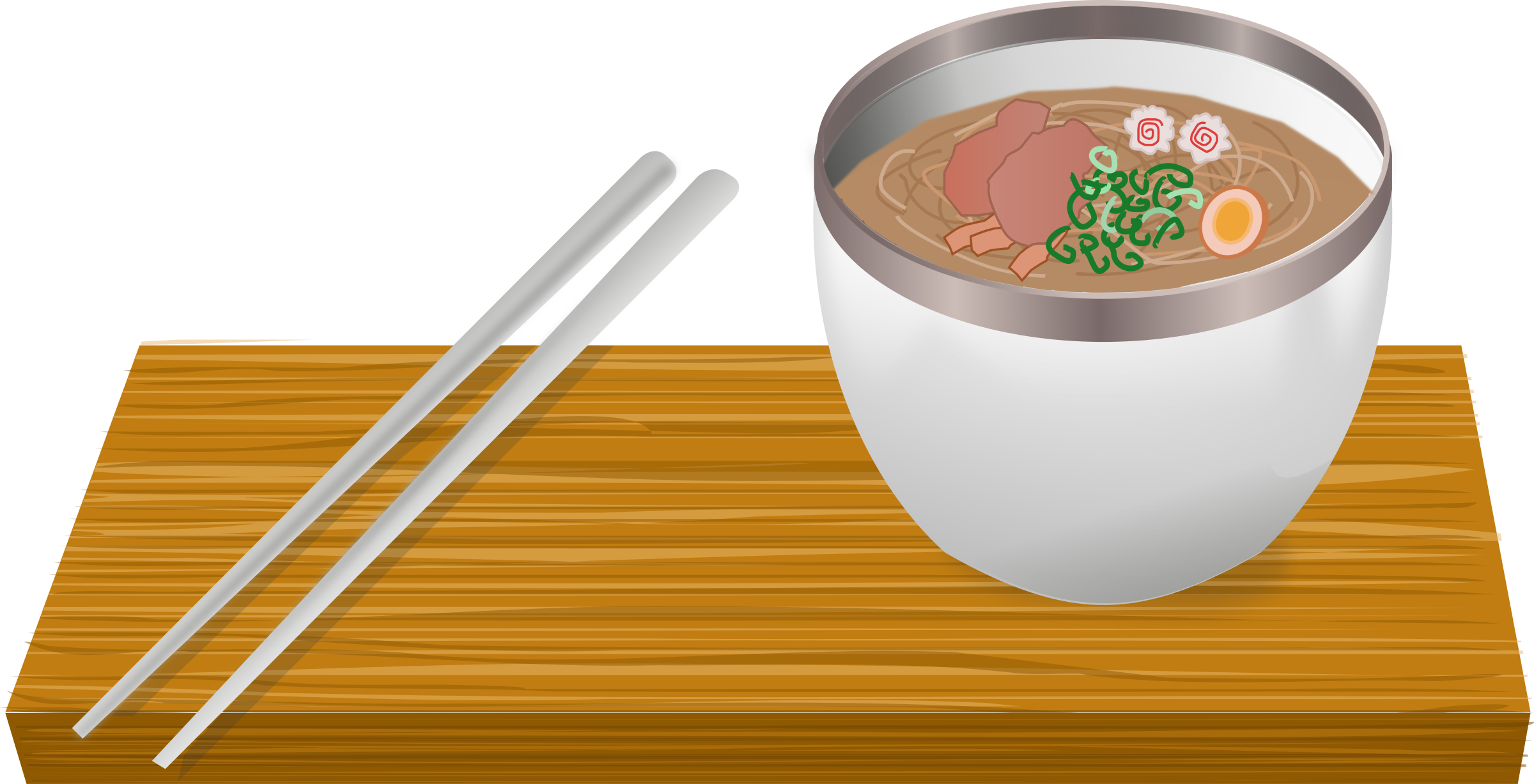 Ramen Bowl With Chopsticks