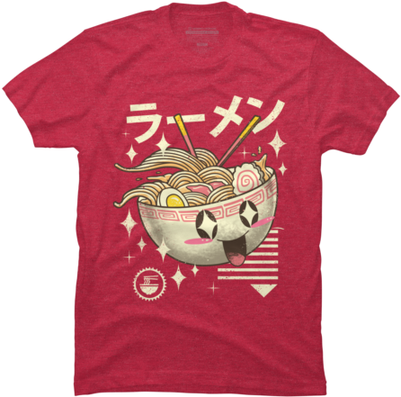 Kawaii Ramen - Ramen T Shirt PNG image with a transparent background, free high-resolution download