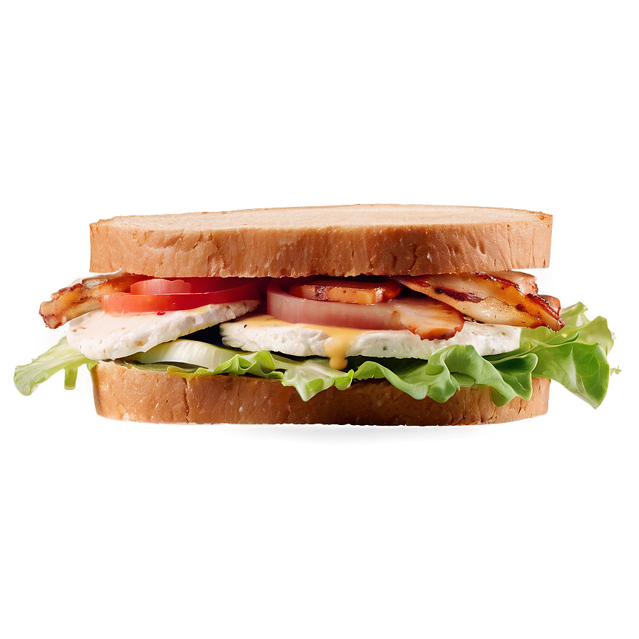 Ranch Chicken Club Sandwich Png Pnk69