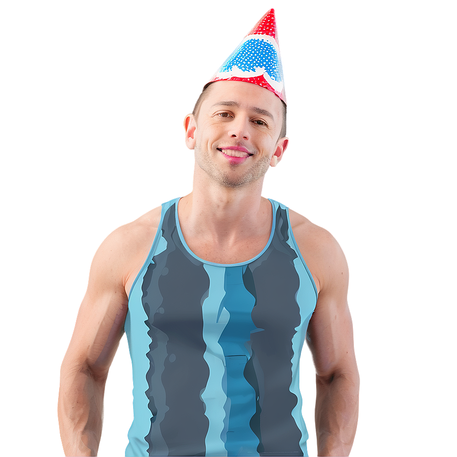 Random Person In Party Hat Png Hom