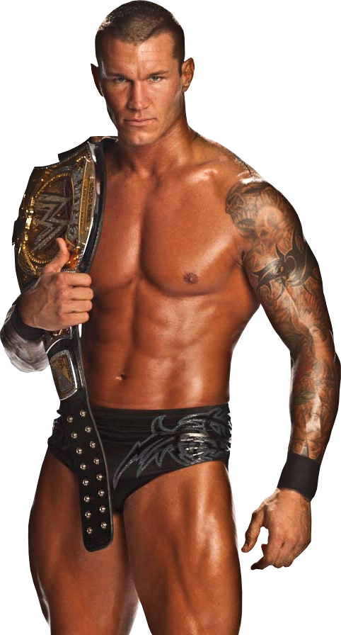 Randy Orton W W E Champion Pose