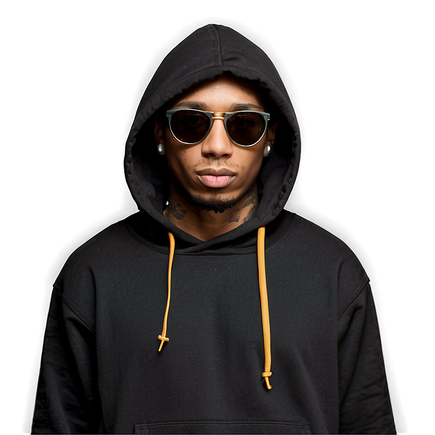 Rapper in Hoodie PNG gaf PNG with transparent background